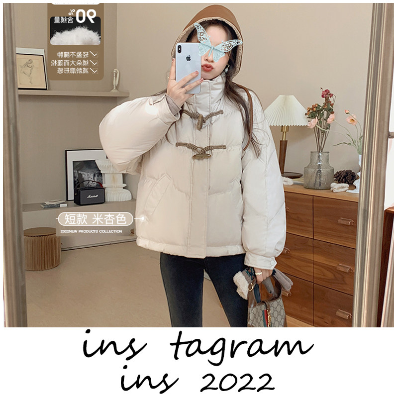 【奶香牛角包】牛角扣面包羽绒服白鸭绒女冬小个子外套,女装/女士精品,羽绒服,淘宝优惠券,粉丝福利购,淘宝优惠卷