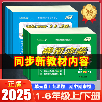 2025新版黄冈密卷小学试卷