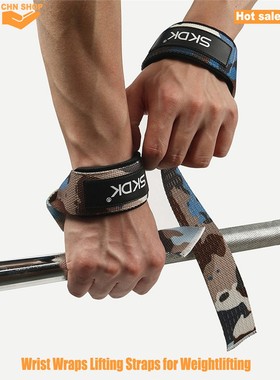 Padded Wrist Wraps Lifting Straps Weightlifting Gloves GYM