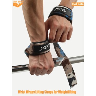 Padded Wrist Wraps Lifting Straps Weightlifting Gloves GYM