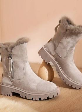 Snow Boots Women 2023 Winter Warm Fashion Designer Platform