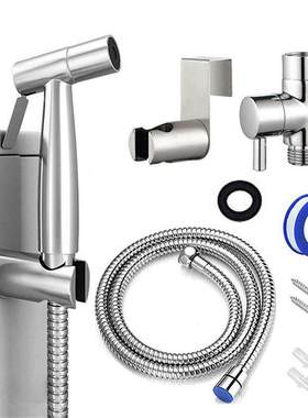 Black Bidet Faucet Hand Protable Toilet Bidet Sprayer Stainl