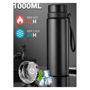 1L Thermal Water Bottle Keep Cold and Hot Water Bottle for W
