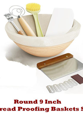 Banneton Bread Proofing Basket Sourdough Starter Kit Baking