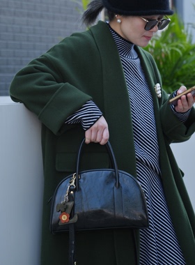 沐心手造MUSING | 通勤休闲百搭手提包斜挎包女生小黑包
