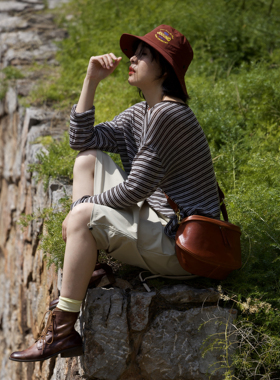 沐心手造 MUSING｜斜挎胸包 经典百搭休闲个性真皮斜挎胸包男女