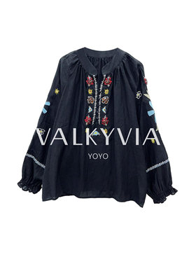 【Valkyvia/悠悠奢品】时尚外套高级感轻奢印花衬衫26030112