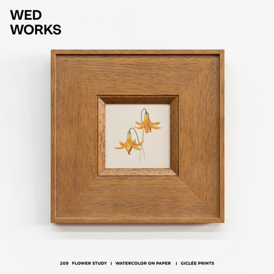 WEDWORKS小众原创水彩花卉装饰画