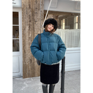 木兰 轻盈蓬松羽绒服女2024十三行冬季新款保暖短款羽绒外套51367