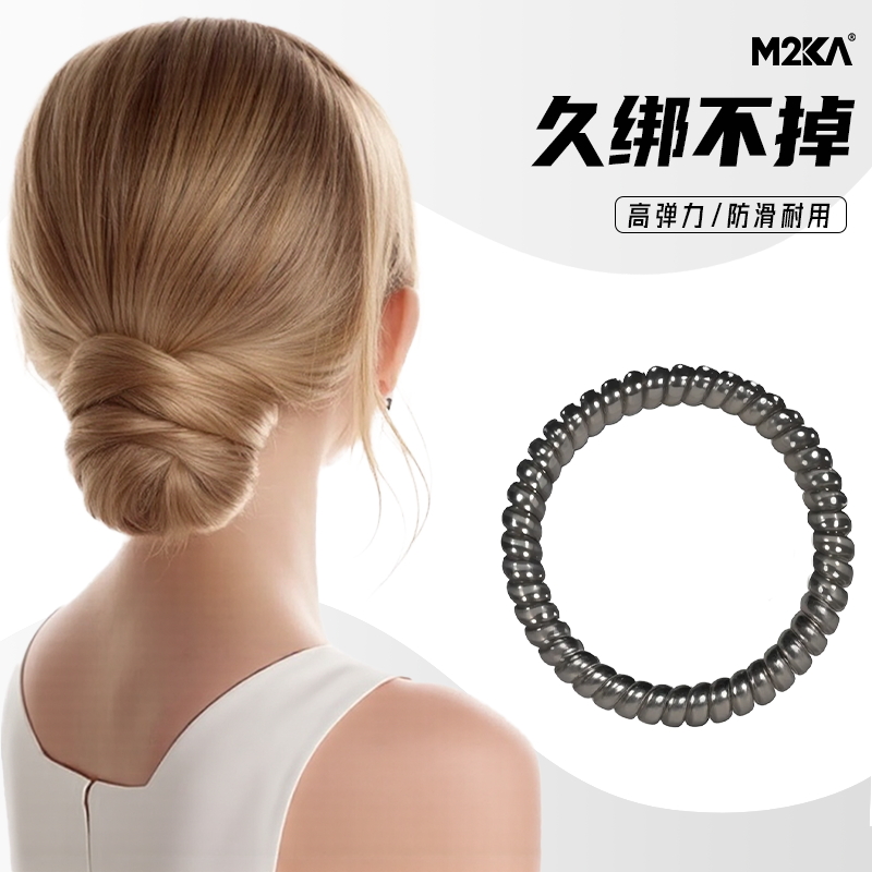 M2ka电话线发圈女高弹力头绳耐用加粗发绳2025新款高端不伤发皮筋