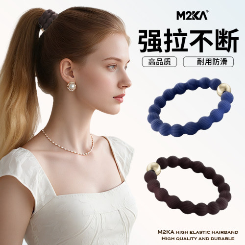 M2Ka豆豆发圈女发量多专用新款高端发绳扎高马尾耐用皮筋运动头绳