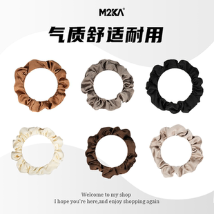 M2KA小腸發(fā)圈女新款 氣質(zhì)高彈力大腸頭繩無痕耐用扎頭發(fā)發(fā)繩頭飾