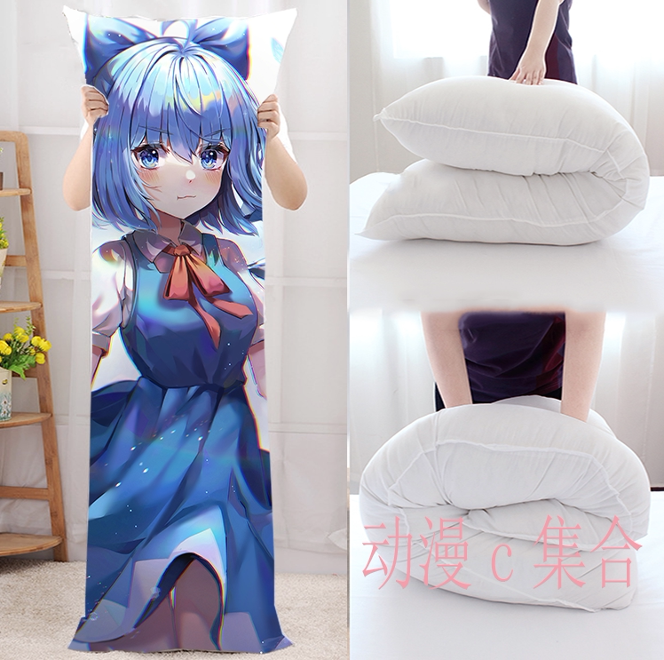 东方project琪露诺等身抱枕动漫周边二次元宅男开学毕业生日礼物
