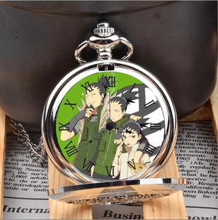 火影奈良鹿丸闹钟手表怀表动漫周边cos二次元送宅男腐女生日礼物
