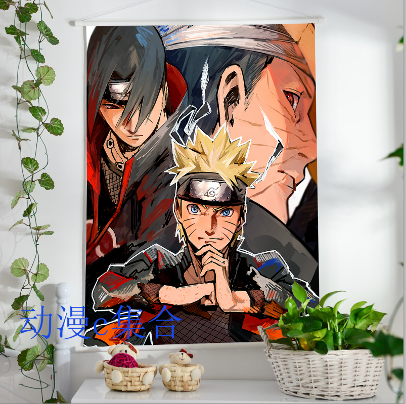 火影忍者宇智波鼬漩涡鸣人挂画开学毕业动漫周边二次元生日礼物