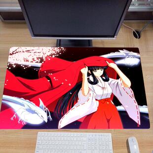 犬夜叉桔梗课桌垫鼠标垫毕业动漫周边cos二次元宅男腐女生日礼物