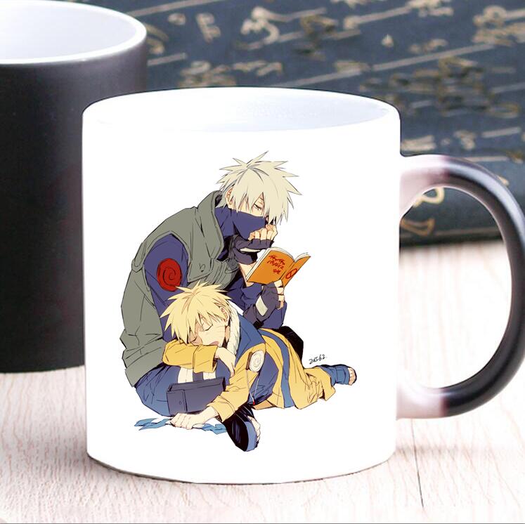 火影旗木卡卡西鸣人马克杯变色杯动漫周边cos二次元宅男生日礼物