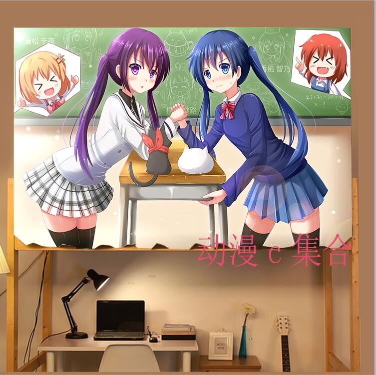 点兔天天座理世遮光床帘动漫周边二次元开学cos宅男腐女生日礼物