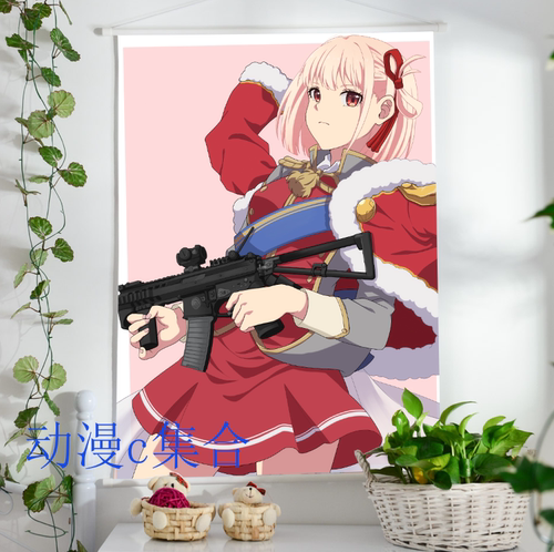 莉可丽丝锦木千束挂画开学毕业动漫周边二次元送宅男腐女生日礼物