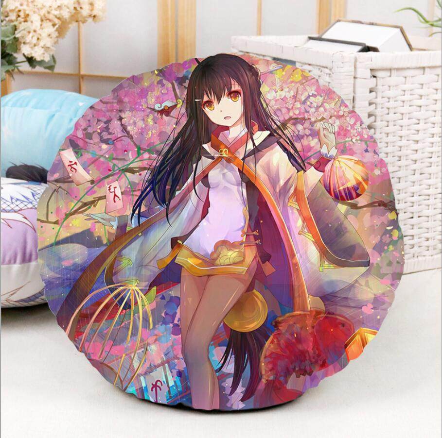 艾尔之光艾拉圆形抱枕开学情人节动漫周边二次元宅男腐女生日礼物