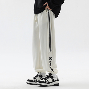 CK5235 特P38 控78 裤 A107 秋季 子男潮流宽松休闲卫裤 菠萝格