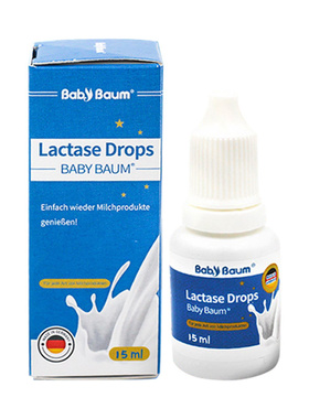 德国贝安姆lactase drops婴幼儿乳糖不耐受乳糖酶消化酶滴剂15ml