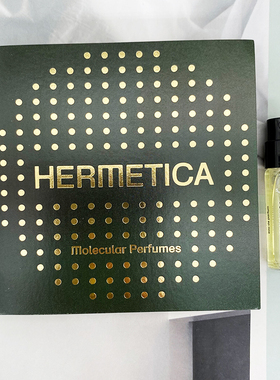 赫美蒂嘉Hermetica Cedarise雪松登高中性浓香水EDP试管小样1.5ML