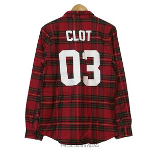 LOGO LES 折扣现货 FLANNEL CLOT XMAS ISTS 格纹衬衫 ART