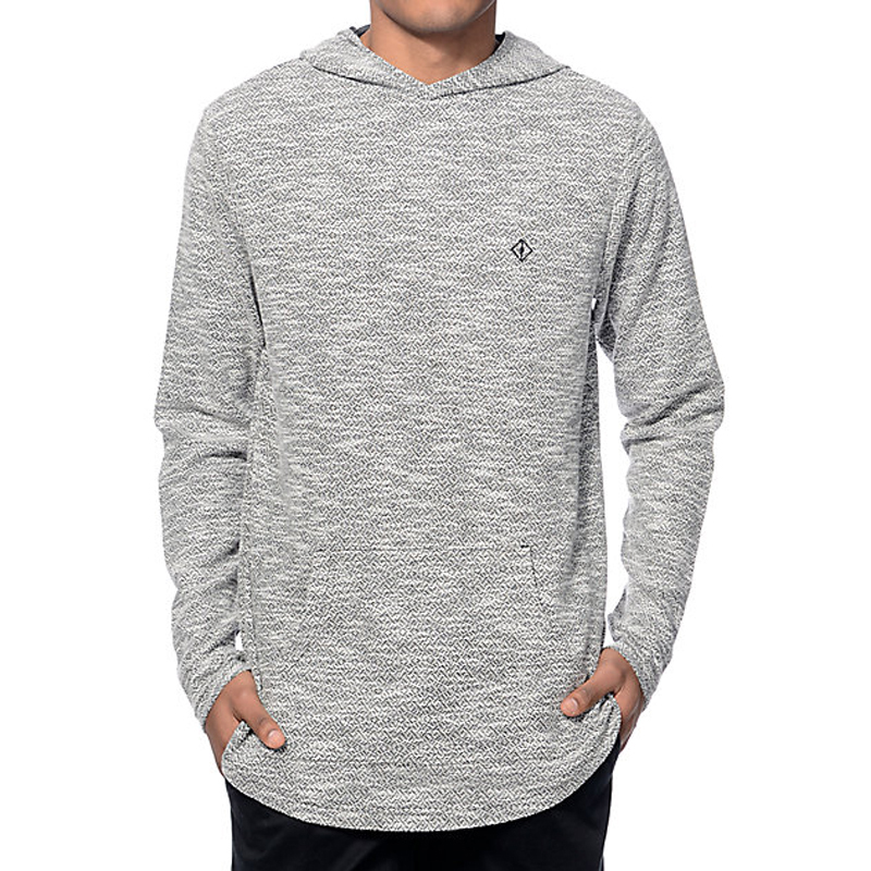 Fairplay纯色针织连帽卫衣帽衫