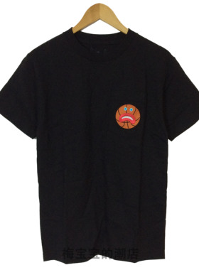 全新正品3125C 恶魔篮球 笑脸哭脸 LOGO刺绣男女同款休闲短袖T恤