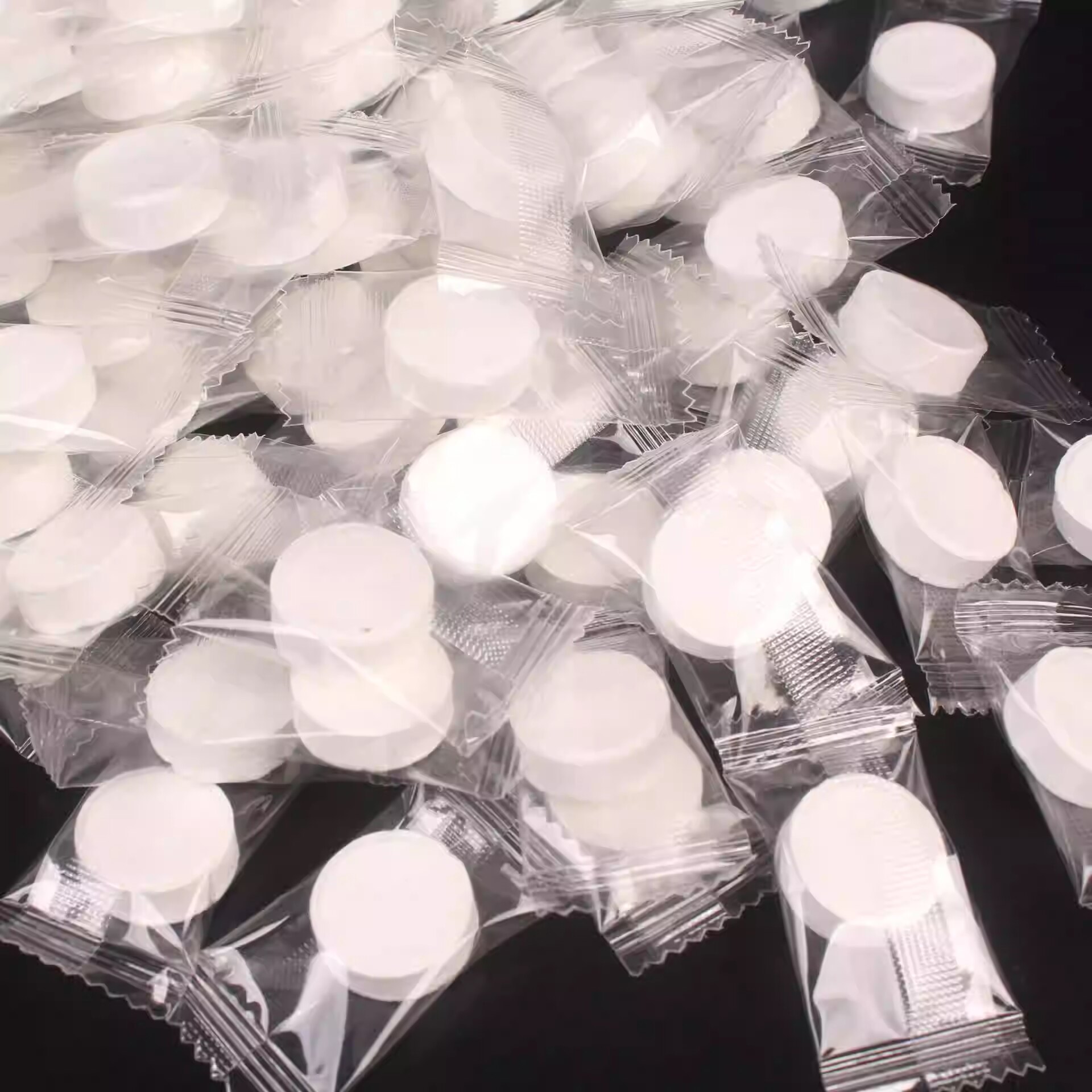 【敏敏家居馆】一次性压缩洗脸毛巾独立包装纯棉洁面巾便携式旅行图片