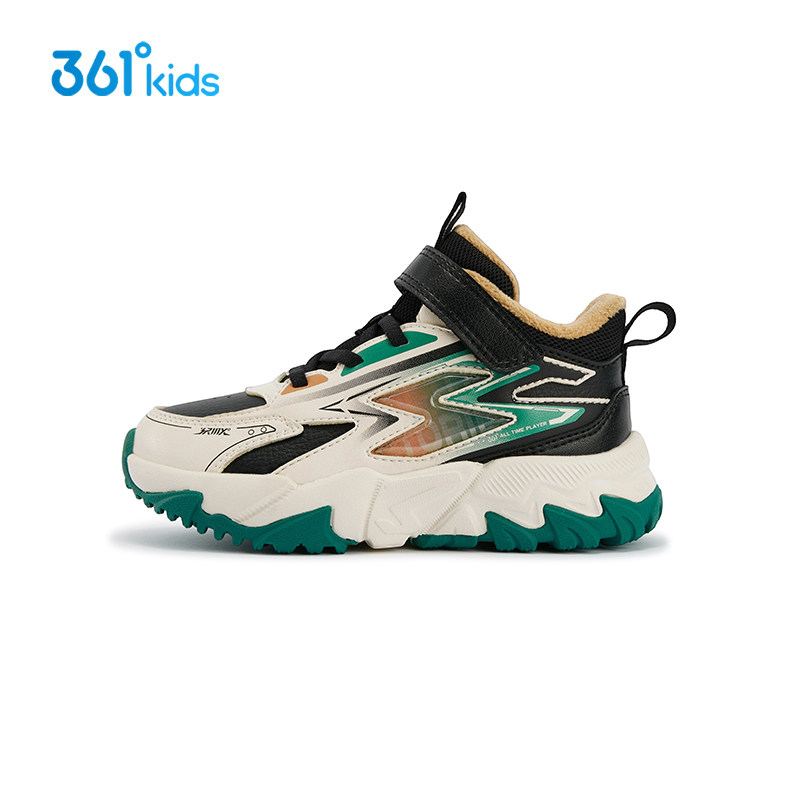 【商场同款】361男童运动棉鞋2025冬季新款防滑耐磨加绒保暖棉鞋