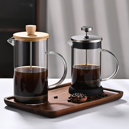 耐热玻璃法压壶咖啡壶手冲咖啡过滤器法式滤压壶冲泡壶煮咖啡器具