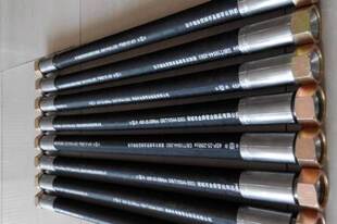 破碎锤进口高压油管炮击管液压油管2.2米锤管 挖机油管工程管接头