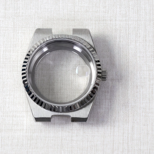 39.5mm新款 精钢表壳代用陆使蓝宝石玻璃适配NH35自动机械机芯