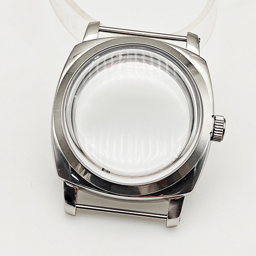 手表配件47MM表壳316L精钢泡泡镜表壳适合手动ETA6497/ST3600机芯