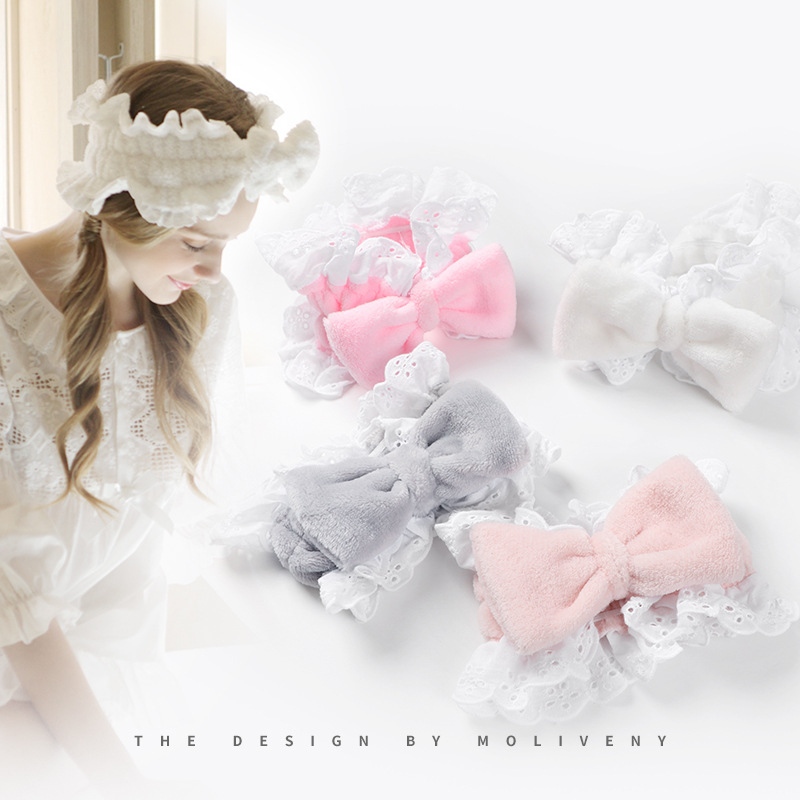 炫调网红洗脸发带可爱化妆