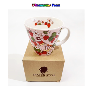 日本双叶社正版 蜡笔小新 春夏秋冬四季 陶瓷马克杯 咖啡杯 茶杯