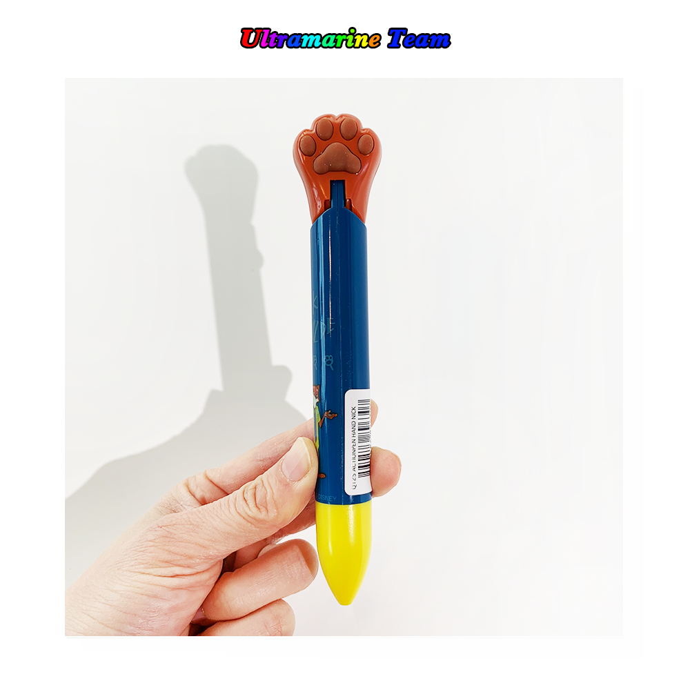 日本东京迪士尼乐园 疯狂动物城系列 狐尼克可动爪爪造型圆珠笔