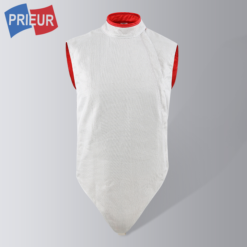 代购PRIEUR 法国进口 花剑击剑金属衣儿童电衣不锈钢丝款 可水洗