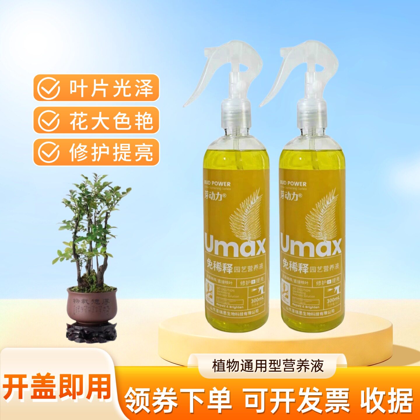 黑骨茶小叶紫檀树苗盆景免稀释营养液家用老桩盆栽专用喷施叶面肥