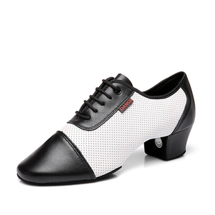 KCDANCE新款透气皮质男士室内软底拉丁舞鞋摩登舞鞋工厂直销
