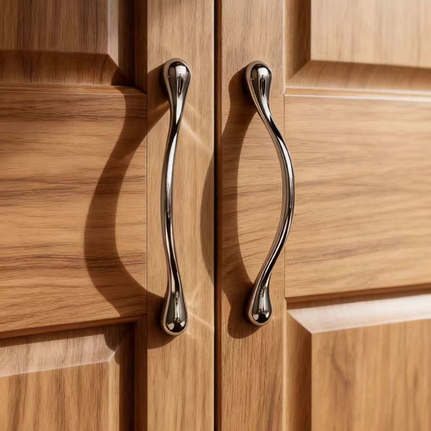 法式极简拉手中古风橱柜门衣柜家具抽屉设计感轻奢亮银色抽屉把手,基础建材,小拉手,淘宝优惠券,粉丝福利购,淘宝优惠卷