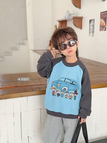 Осенняя детская толстовка для мальчиков, детская одежда