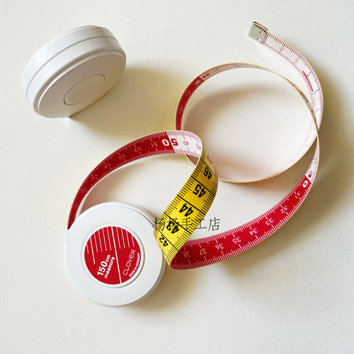 日本进口clover可乐彩色自动卷尺