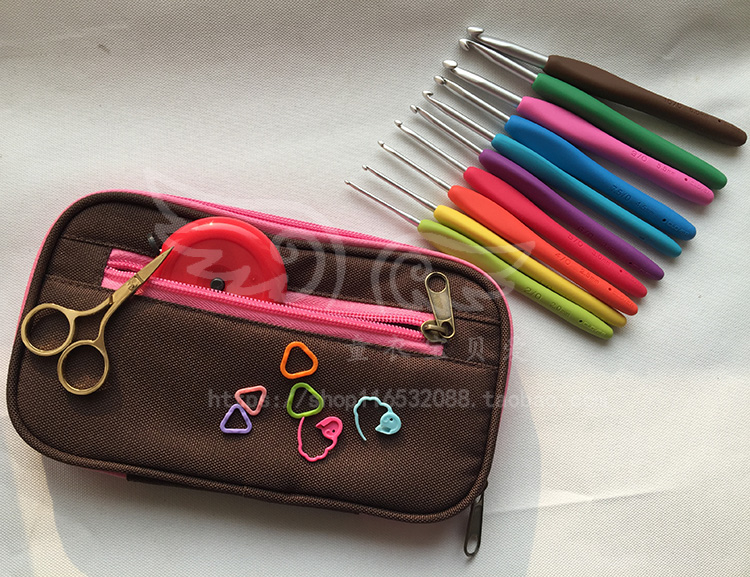 日本clover可乐工具包收纳袋钩针