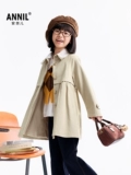 [Тот же стиль в торговых центрах] Детская одежда Annai, куртка для девочек, осень 2025, новая однотонная повседневная мода AG535433