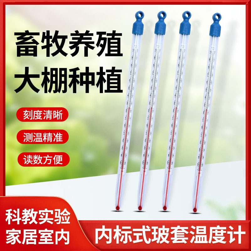 高精度红水温度计玻套温度表家用工业实验室大棚红水龟鱼缸水温计,五金/工具,温湿度计,淘宝优惠券,粉丝福利购,淘宝优惠卷
