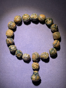 高品古铜皮筋脉，对孔尺寸1.2左右，色独特