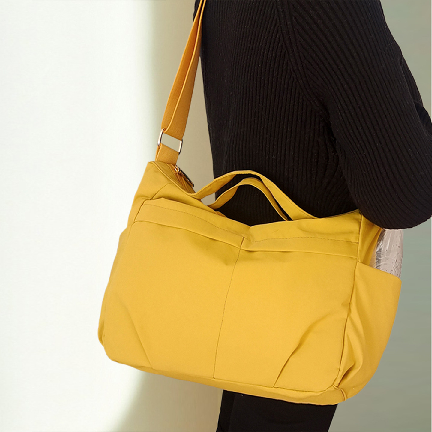 文艺超轻便斜挎女包2025多兜慵懒风百搭大容量小众时尚手提托特包,箱包皮具/热销女包/男包,时尚帆布包,淘宝优惠券,粉丝福利购,淘宝优惠卷